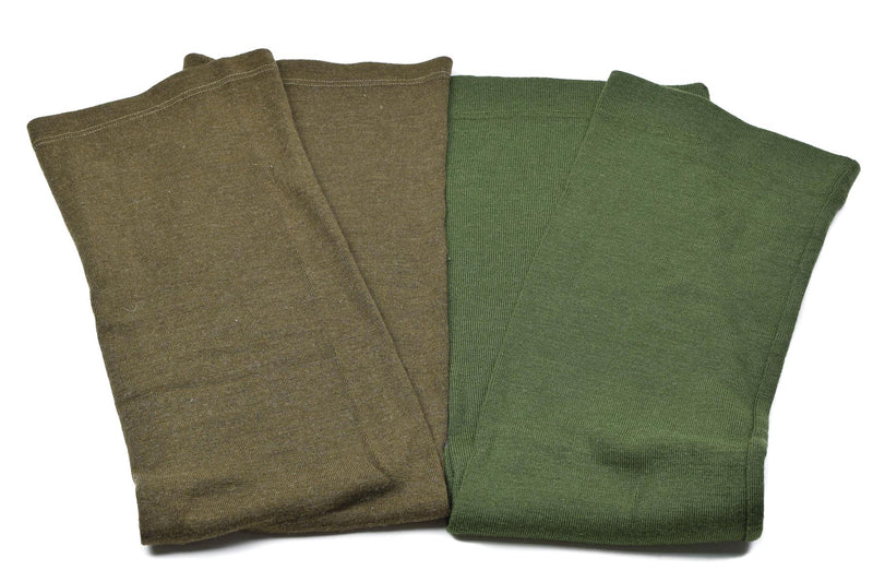 Écharpe militaire tchèque originale. Écharpe tube de l'armée marron. Nouveau lot de 2 pièces