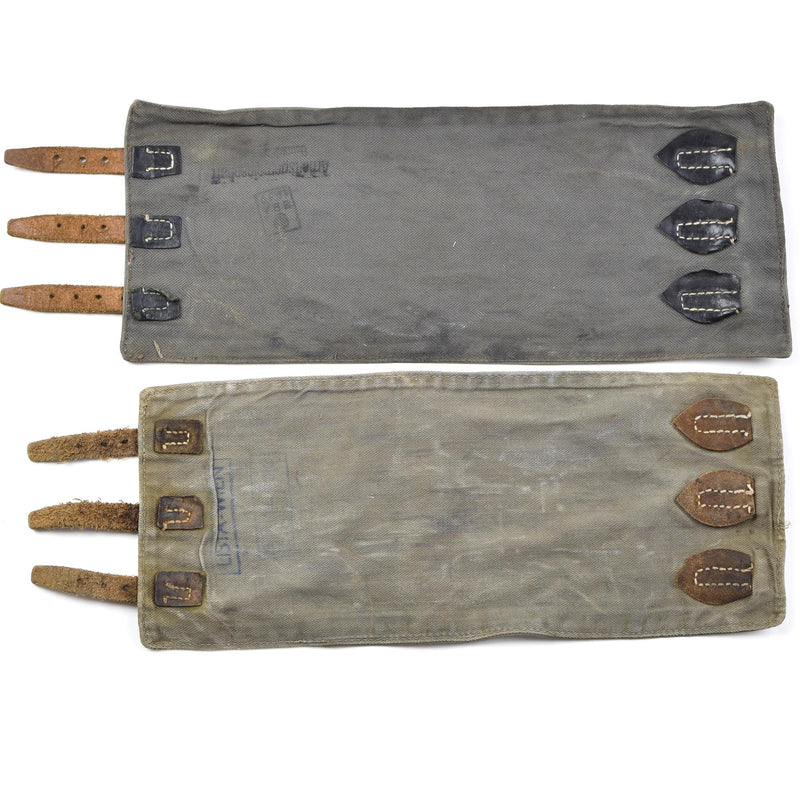 Guêtres de jambe originales de l'armée autrichienne M58. Guêtres de surplus militaire vintage