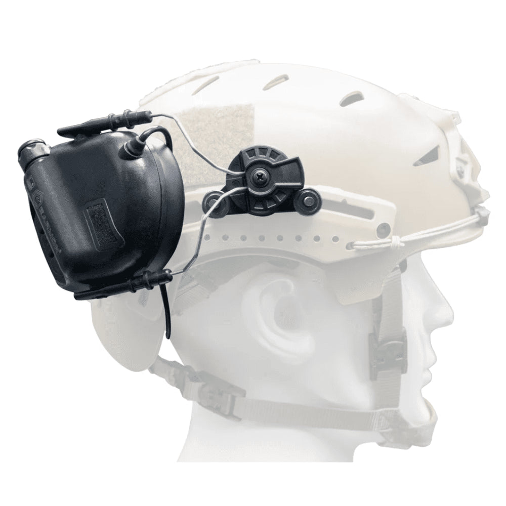 EARMOR M12 EXFIL Adaptateur de rail de casque Support de protection auditive Noir
