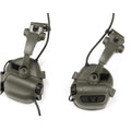 EARMOR M16A ARC Adaptateur de Rail de Casque Série PLUS Protecteur Auditif Coyote Marron