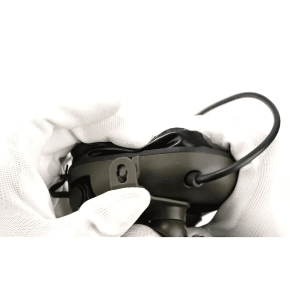EARMOR M16A ARC Adaptateur de Rail de Casque Série PLUS Protecteur Auditif Coyote Marron