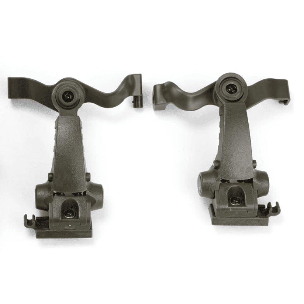EARMOR M16A ARC Adaptateur de Rail de Casque Série PLUS Protecteur Auditif Coyote Marron