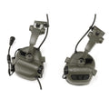 EARMOR M16A ARC Adaptateur de Rail de Casque Série PLUS Protecteur Auditif Coyote Marron