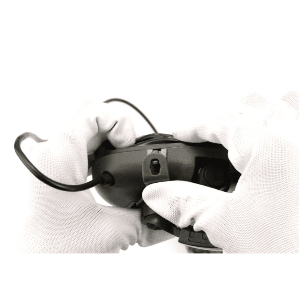EARMOR M16A ARC Adaptateur de Rail de Casque Série PLUS Protecteur Auditif Coyote Marron