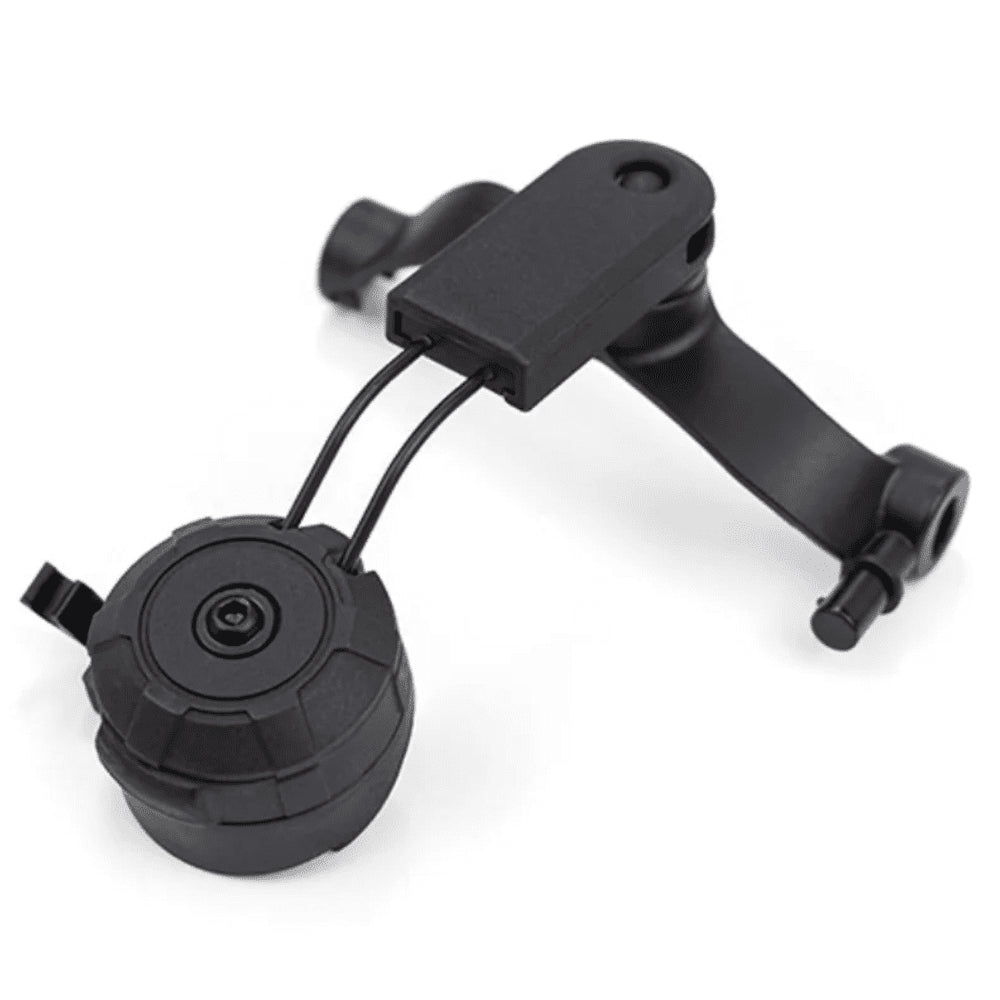 Kit d'adaptateur de casque Earmor M19C ARC Rail pour casques M31 M32 PLUS noir