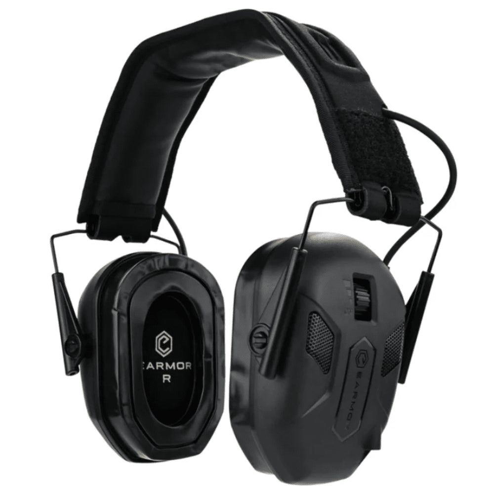 EARMOR M300X Protecteur Auditif Électronique 24dB NRR Tactique Extérieur Noir