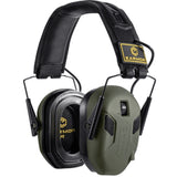 EARMOR M300X Protection auditive électronique 24 dB NRR travail extérieur feuillage vert