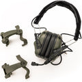 EARMOR M32X Plus Protection auditive électronique ARC Rail Casque Olive