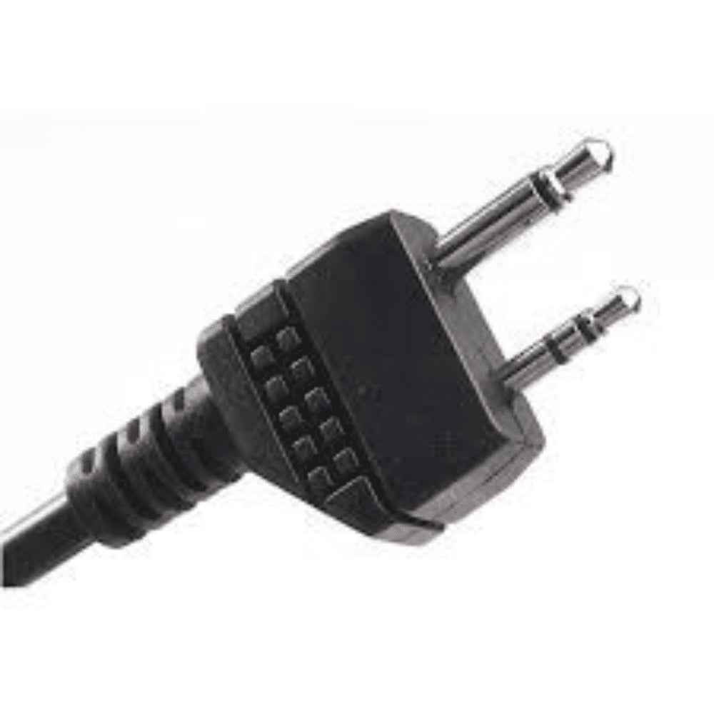 Earmor M52 PTT adaptateur Midland 2 broches filaire casque tactique câble noir