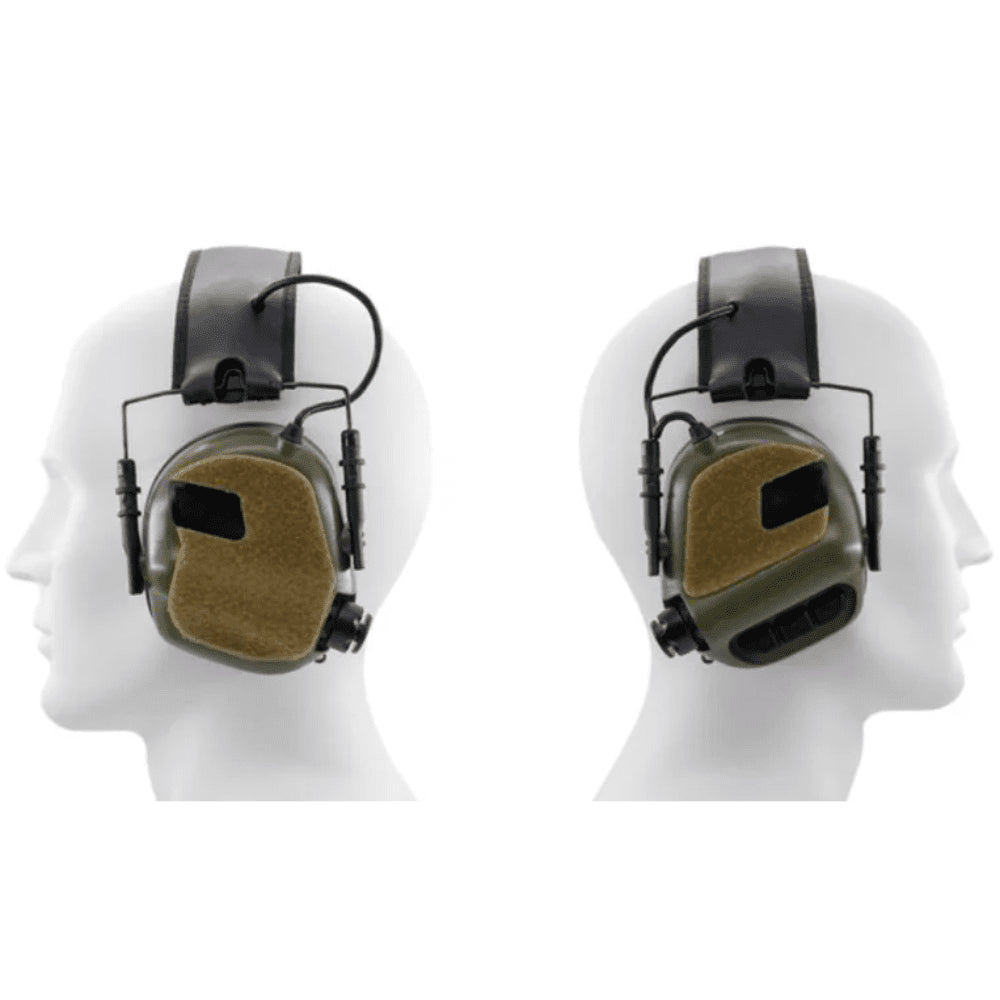 EARMOR S14 ensemble de patchs crochets et boucles de remplacement casques M31 M32 noir
