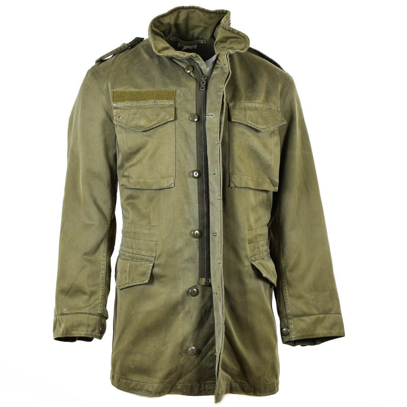 Veste de combat originale de l'armée autrichienne BH M65 Parka militaire olive OD