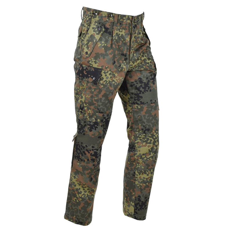 Pantalon BDU Leo Kohler Pantalon de paintball tactique de terrain camouflage flecktarn de la Bundeswehr