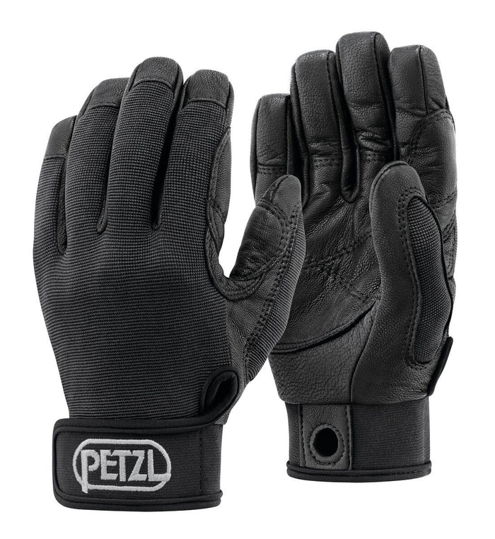 Petzl CORDEX Gants de rappel d'assurage Corde en cuir Travail Escalade Tactique Noir