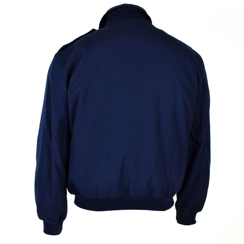 Veste de bombardier bleu de surplus militaire des forces aériennes royales de l'armée britannique originale
