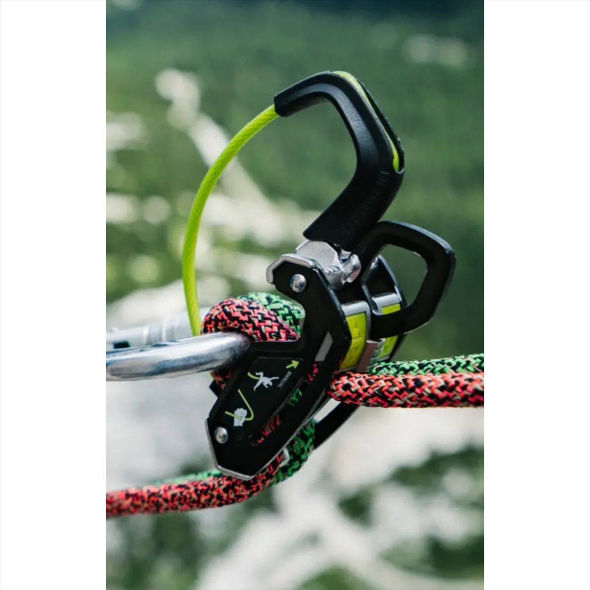 Assureur Edelrid GIGA JUL Mode 2 en 1 Compatibilité corde 8,5-10,5 mm