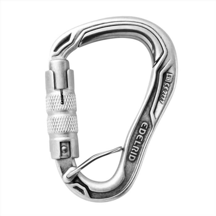 Edelrid HMS Bulletproof Triple FG Eco Carabiner Triple Action Screw Lock - GoMilitar