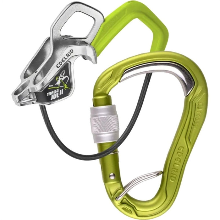 Kit d'assurage Edelrid Megal Jul Vis pare-balles Dispositif d'assurage de freinage automatique Oasis - GoMilitar