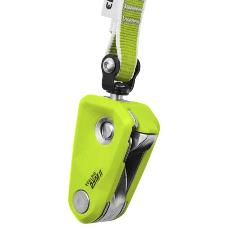 Le dispositif de résistance de freinage assisté Edelrid OHM assiste les assassins plus légers Green
