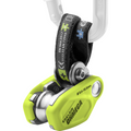 Edelrid Ohmega Assistant de freinage d'escalade avec poulie, corde de 8,6 à 10,5 mm Oasis
