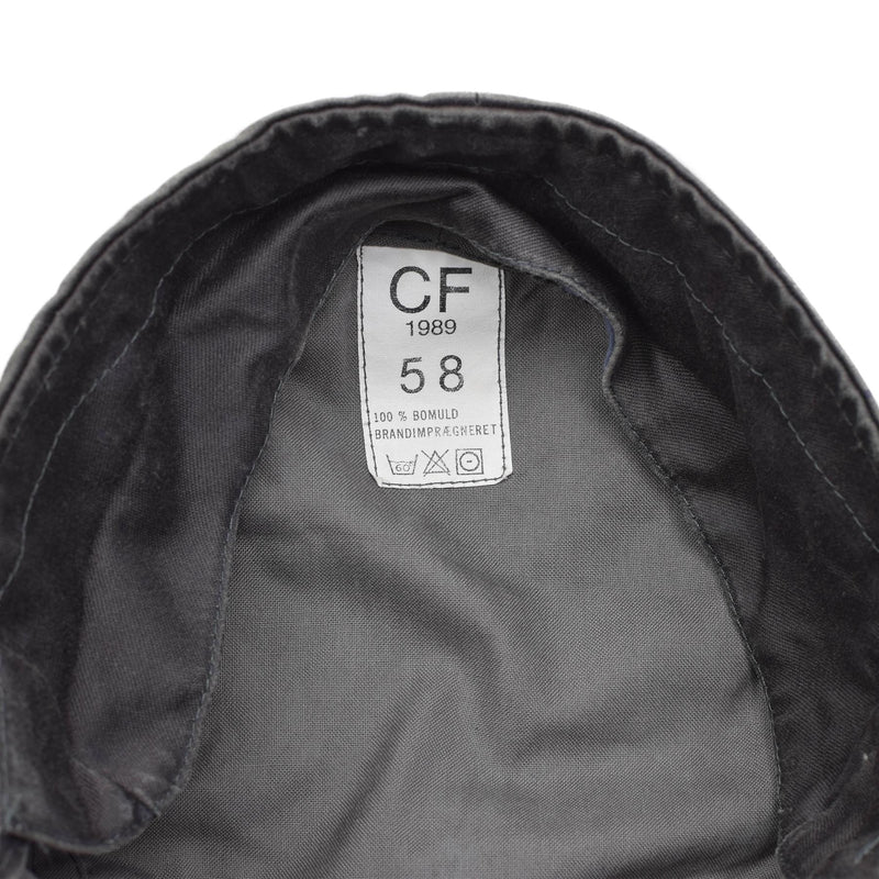 Casquette militaire danoise originale grise avec cache-oreilles pliables et légères, vintage, NEUF