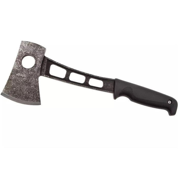 Hache à main légère EKA HatchBlade W1 avec manche G10 noir et lame en acier 12C27 durable pour une utilisation en extérieur