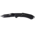 EKA Brand Swede 9 couteau pliant 57 HRC 12C27 allume-feu en acier manche noir