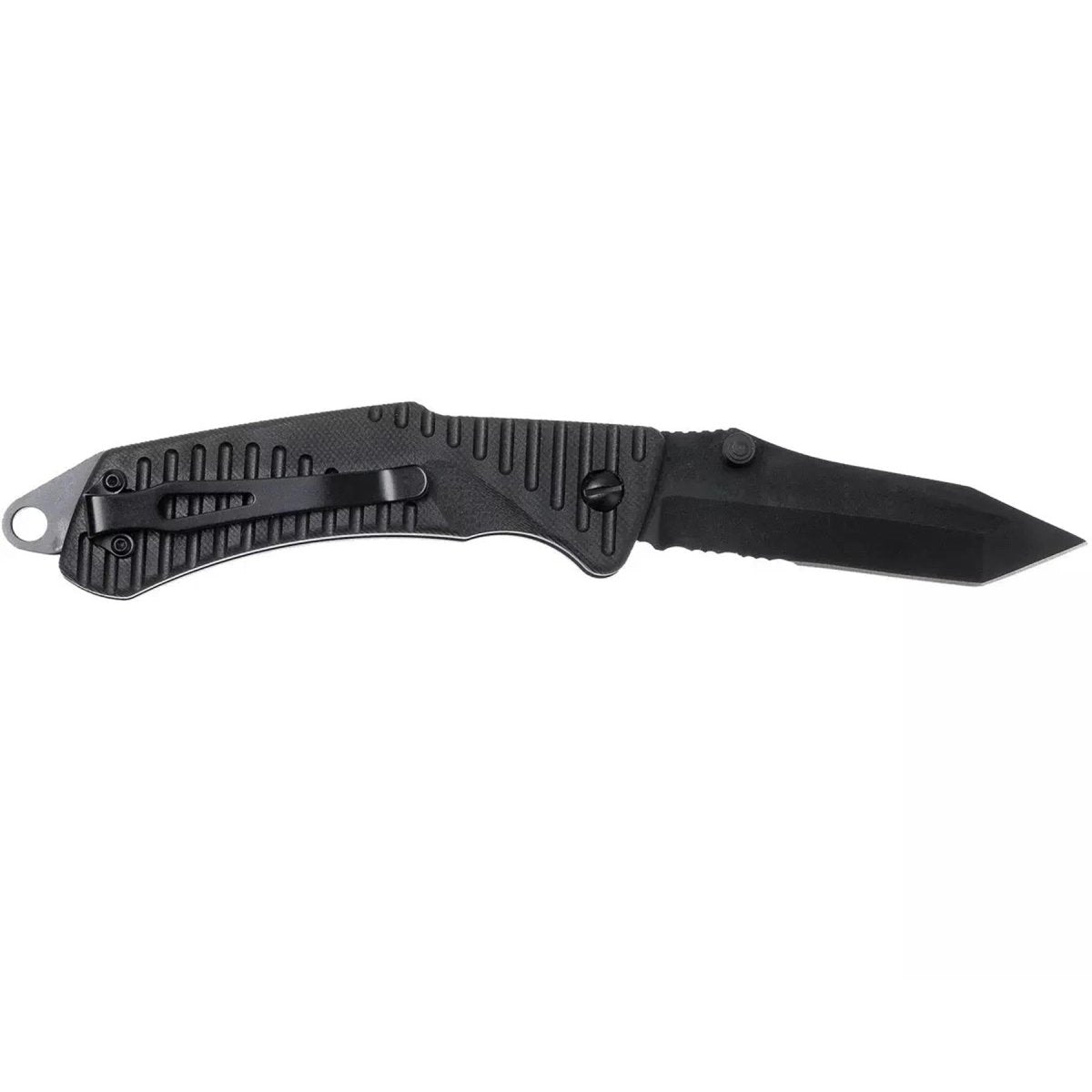 EKA Brand Swede 9 couteau pliant 57 HRC 12C27 allume-feu en acier manche noir