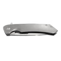 EKA Brand Swedish Classic 8 couteau de poche manche en titane lame en acier inoxydable 57 HRC