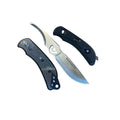 Couteau suédois EKA SwedBlade Black à deux lames, outil extrêmement tranchant en acier inoxydable