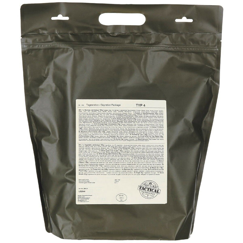 Ration Militaire Lituanienne MRE - Menu 7 - Porc Et Sarrasin - Longue Ration Militaire Lituanienne MRE - Menu 7 - Porc Et Sarrasin - Longue
