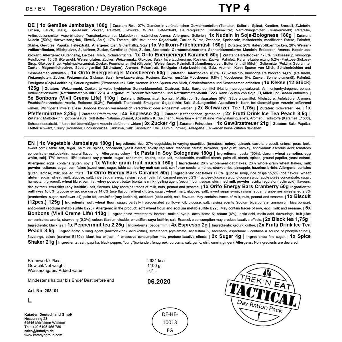 Ration de combat lituanienne / Lithuanian MRE [12/2025