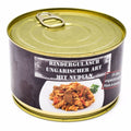 Ration d'urgence pour l'armée, nourriture de survie, goulasch de bœuf hongrois en conserve, boîte de 400 g