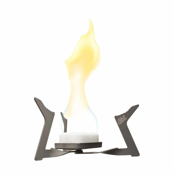 ESBIT Cuisinière à Combustible Solide Équipement de Camping Pliable Ultraléger Gris Titane - GoMilitar