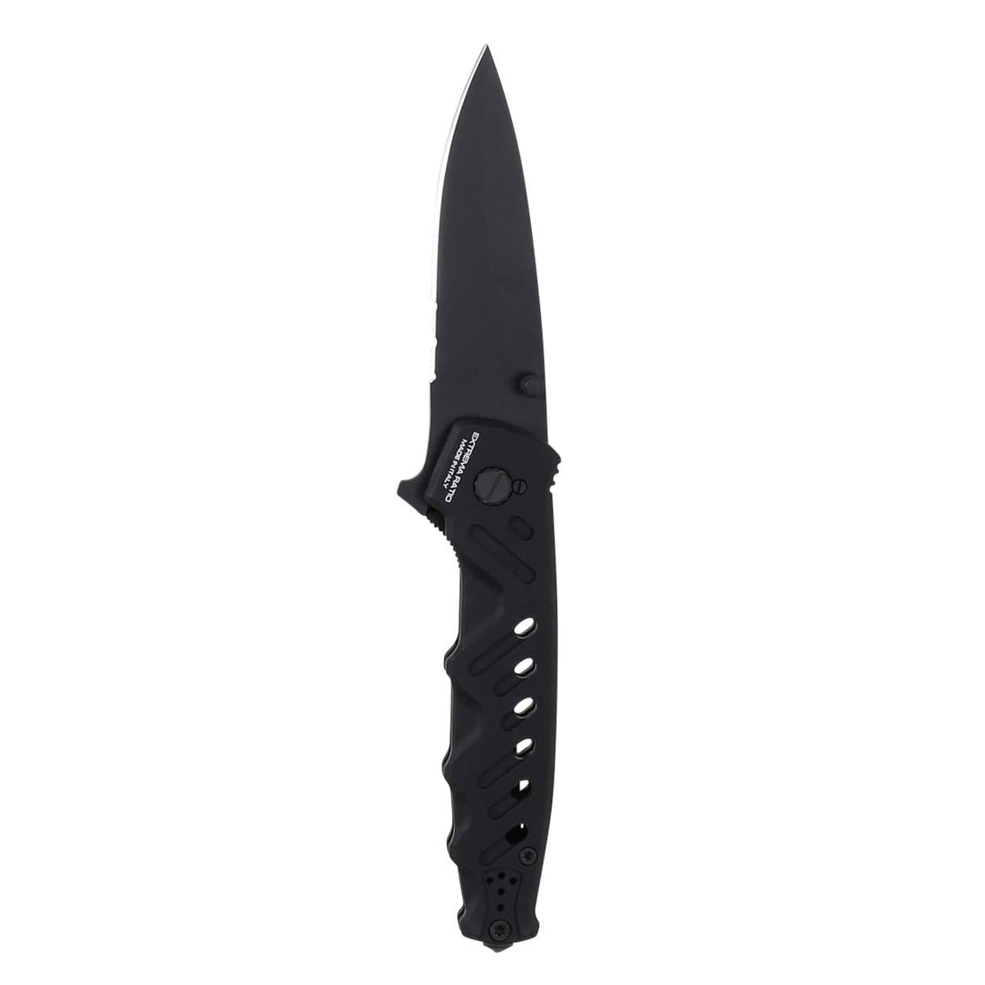 Extrema Ratio CAIMANO NERO couteau pliant poche brise-verre N690 acier 58HRC