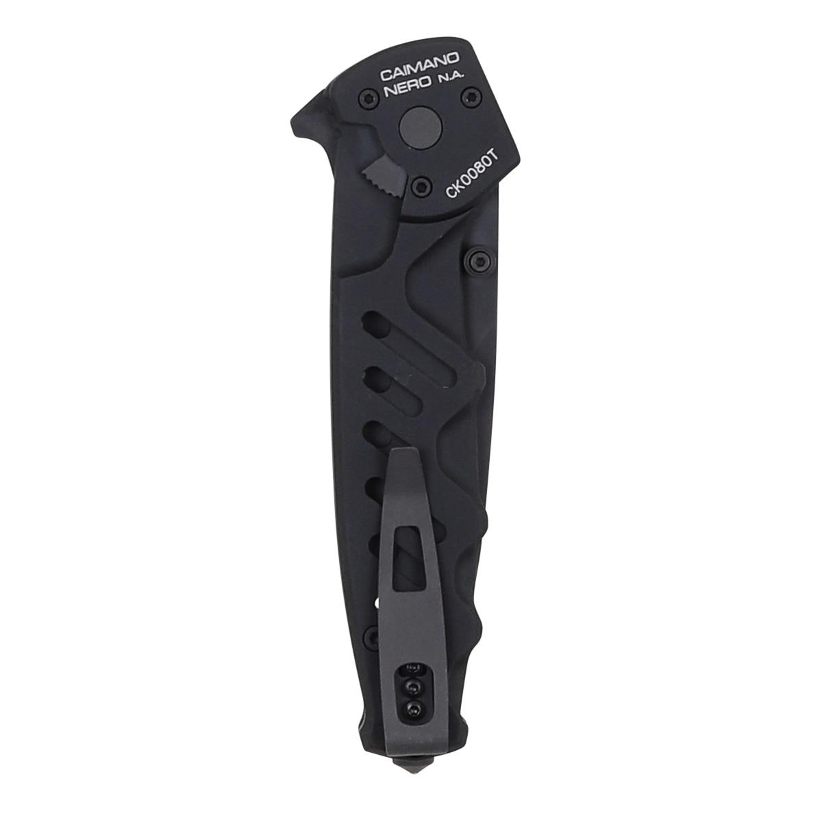 Extrema Ratio CAIMANO NERO couteau pliant poche brise-verre N690 acier 58HRC