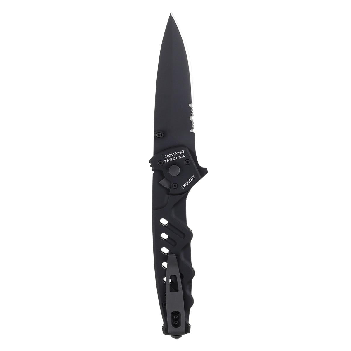 Extrema Ratio CAIMANO NERO couteau pliant poche brise-verre N690 acier 58HRC