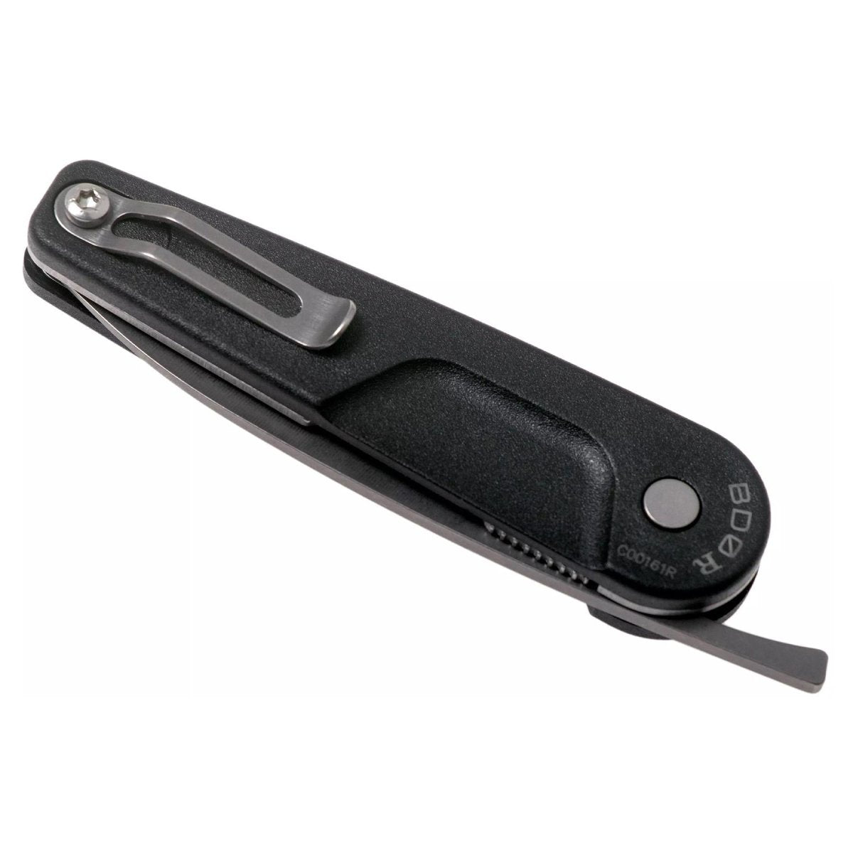 ExtremaRatio BD0 R NOIR couteau de poche pliant en forme de feuille, manche en acier N690 et nylon