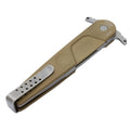 ExtremaRatio BD2 LUCKY DESERT couteau de poche Bohler N690 lame en acier à bord lisse
