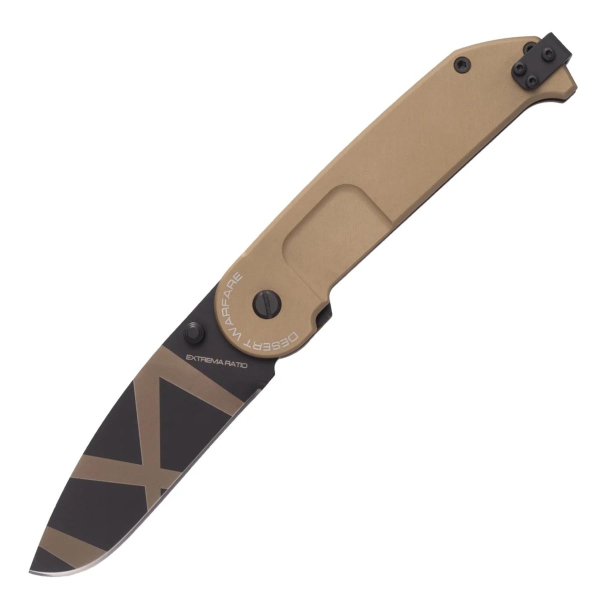 Couteau pliant tactique ExtremaRatio BF2 CD DESERT WARFARE N690 double liner lock
