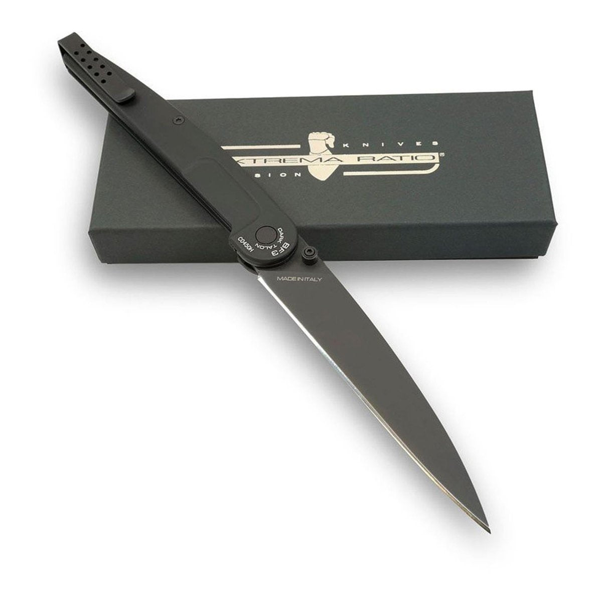 ExtremaRatio BF3 DARK TALON BLACK RUVIDO lame en forme de feuille BOHLER N690 58 HRC