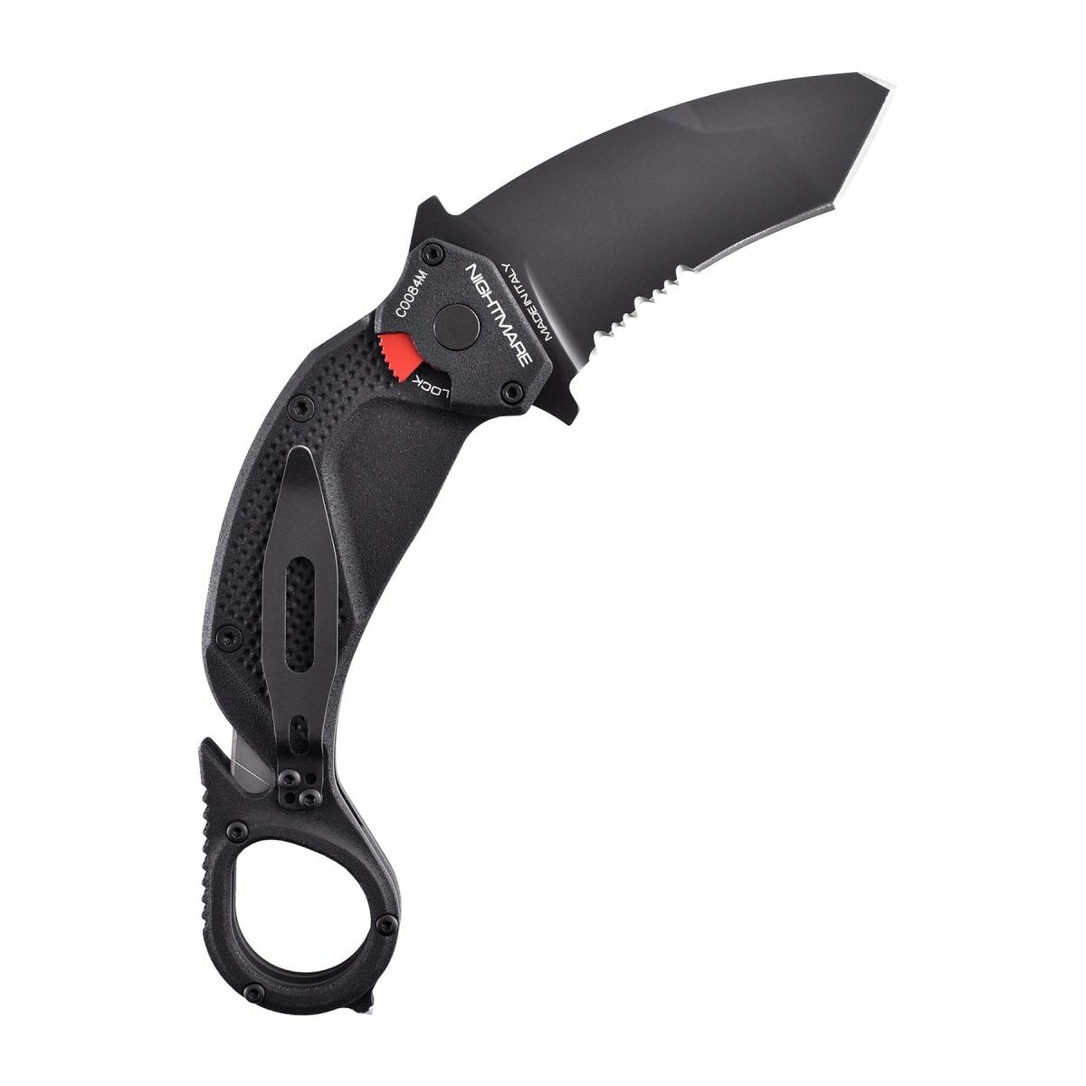 ExtremaRatio NIGHTMARE BLACK couteau de poche pliant tanto karambit inoxydable N690