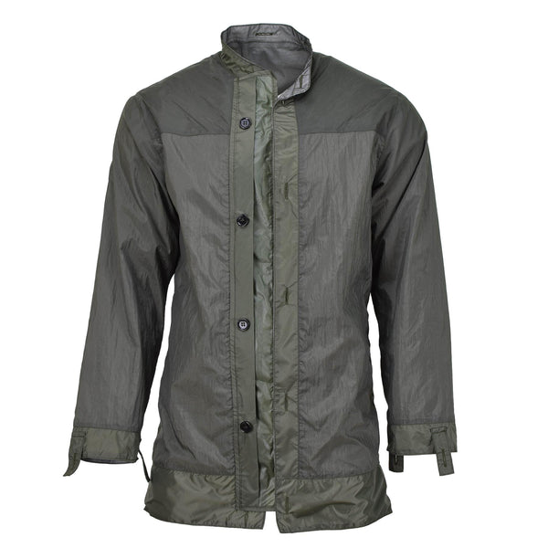Veste de pluie militaire néerlandaise originale, imperméable, coutures étanchées, combat, olive