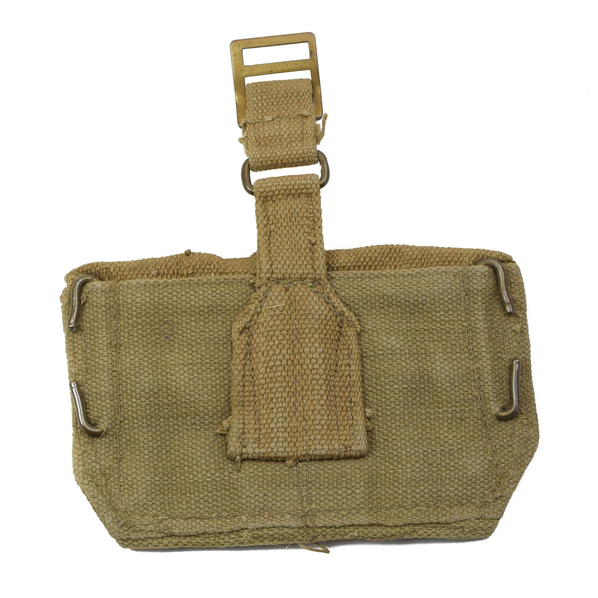 Pochette originale pour cartouches en sangle M37 de l'armée britannique, pochette Double pour magazines, kaki