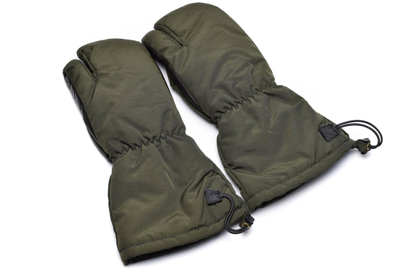 Véritables mitaines de l'armée danoise pour les doigts de gâchette, gants Syna-Tex OD NEUF
