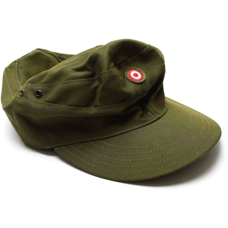 Casquette de combat authentique des troupes excédentaires militaires autrichiennes olive OD Austria
