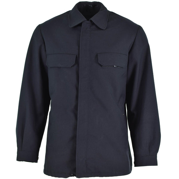 Veste d'uniforme bleu foncé originale de l'armée est-allemande NVA, surplus militaire