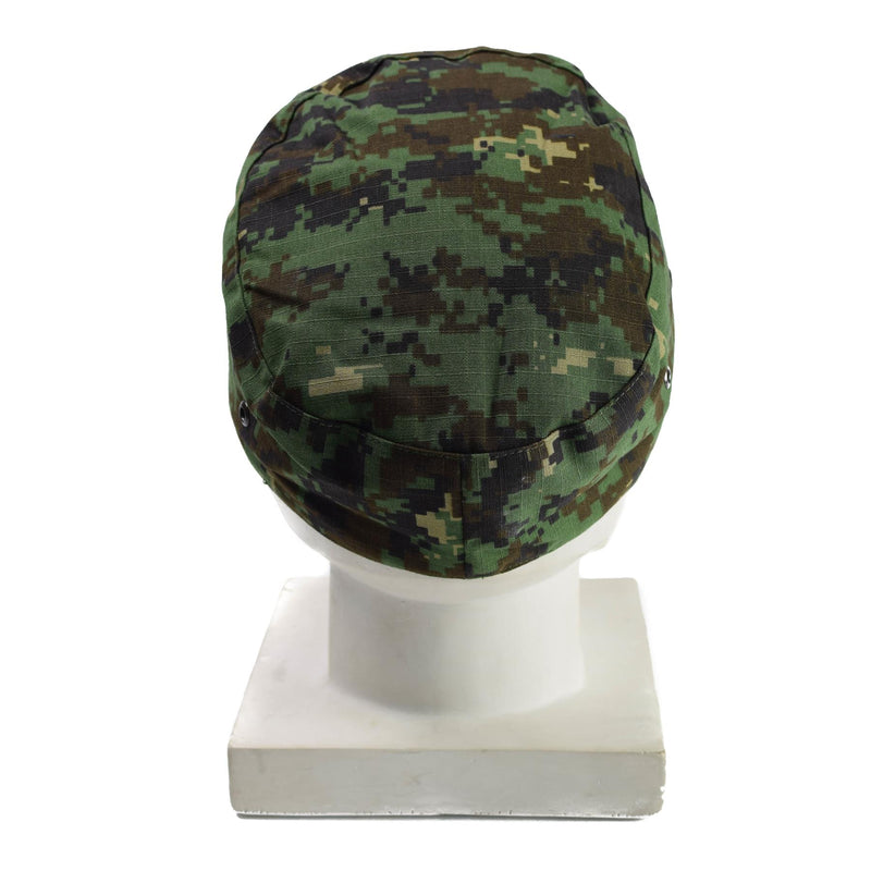 Véritable casquette militaire de l'armée de Guinée-Bissau ripstop camouflage jungle chapeau militaire neuf