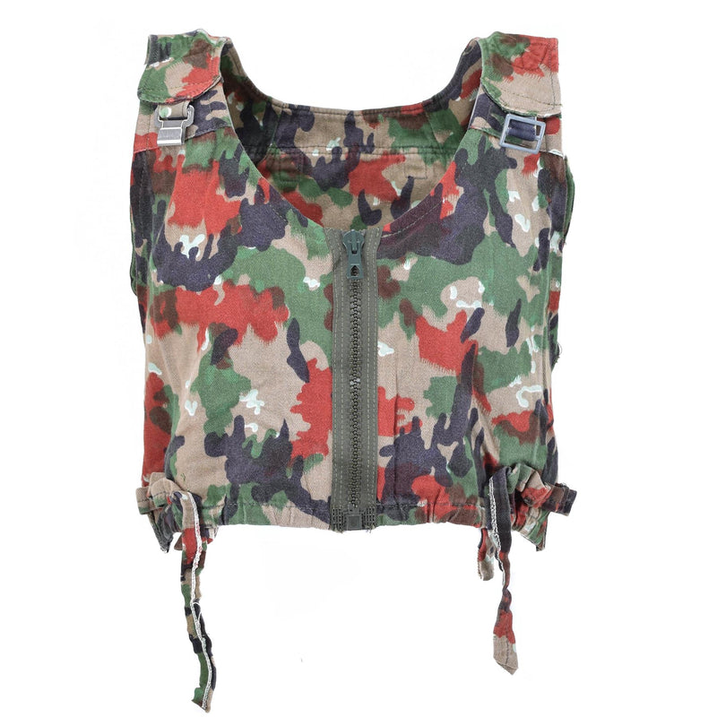 Sac à dos de combat authentique de l'armée suisse TAZ 83 Camo Vest Sac à dos militaire Suisse