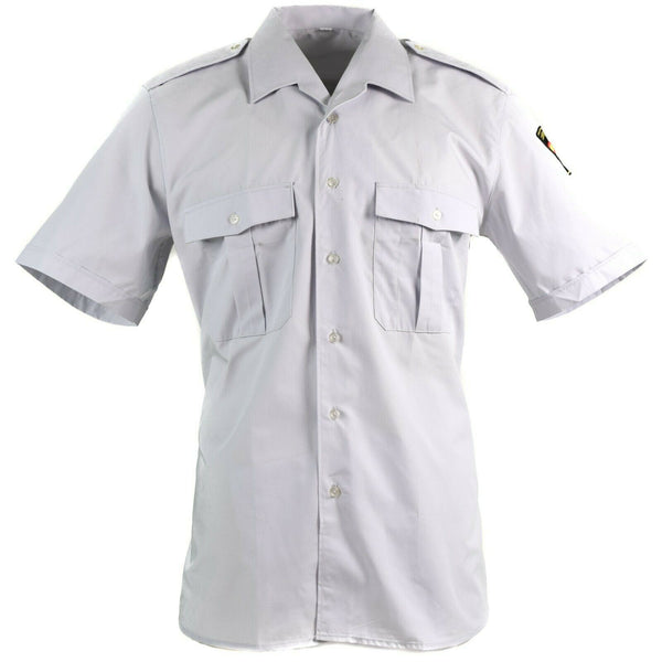 Chemise de police espagnole authentique, chemise militaire grise à manches courtes, NEUF