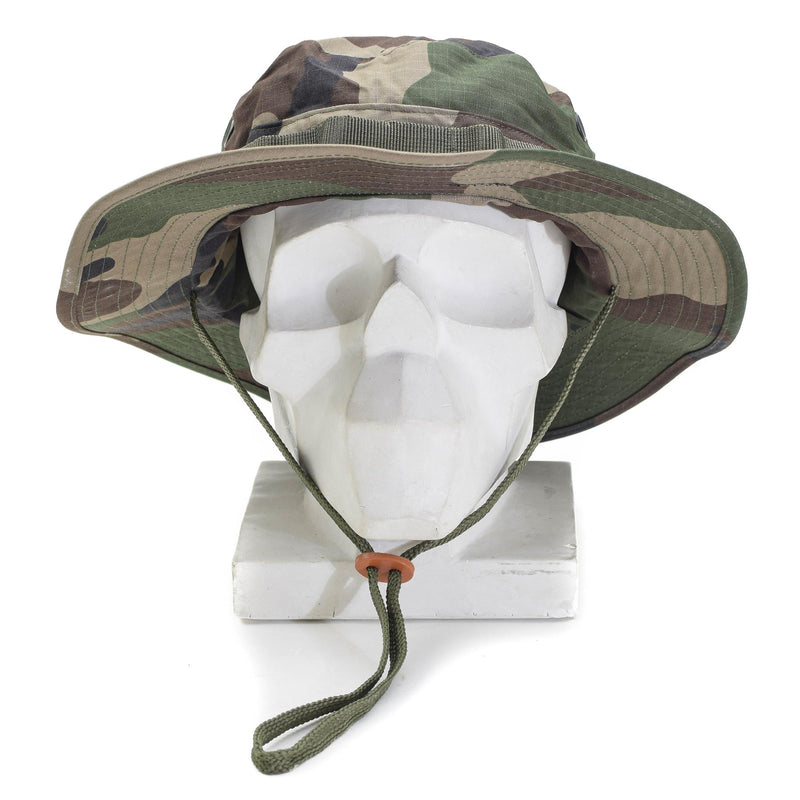 Chapeau de brousse léger de style militaire de marque Mil-Tec, casquette militaire ripstop camouflage CCE